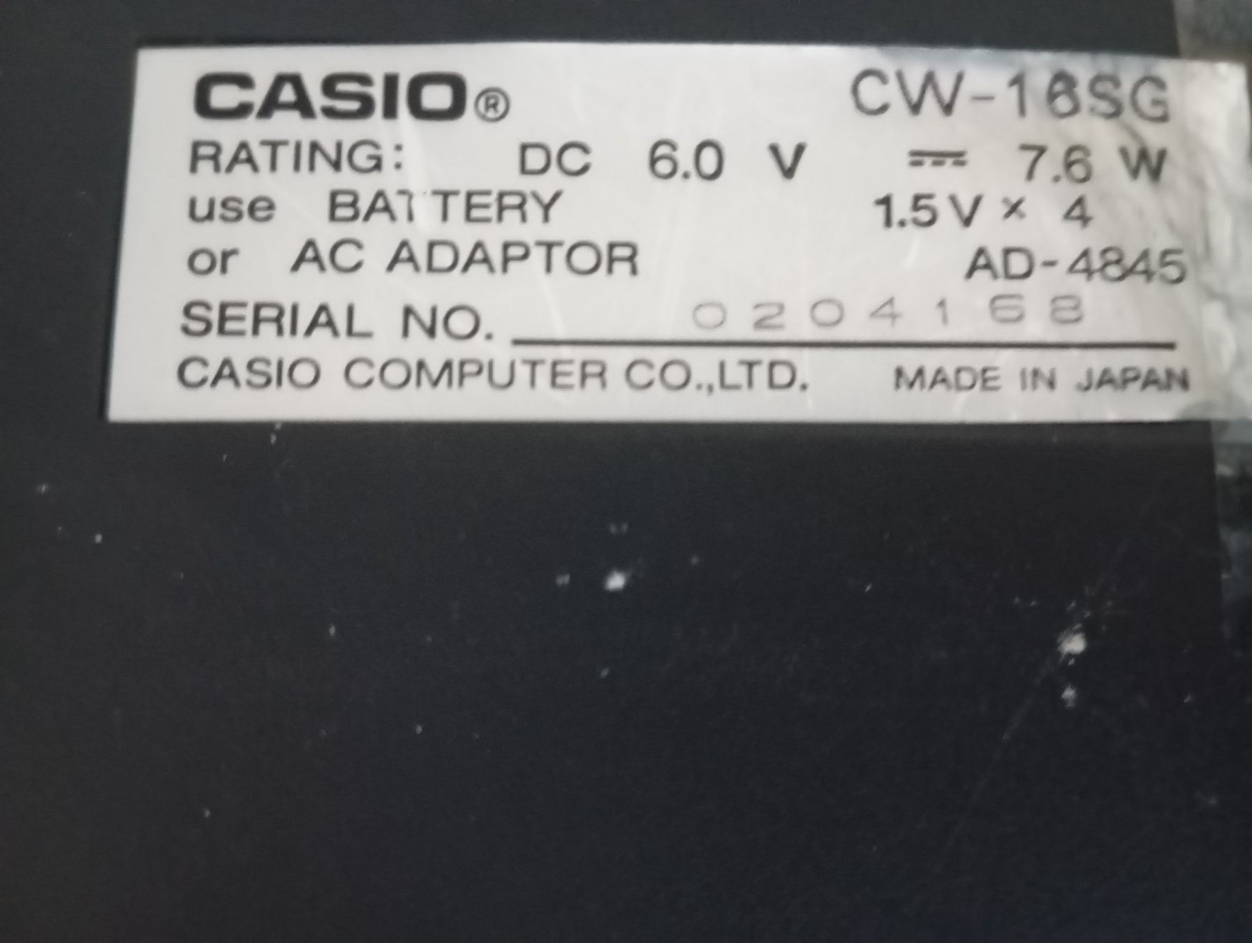 Schreibmaschinen: CASIOWRITER CW 16 electronic typewriter Swiss keyboard – Gebraucht aus Chiasso von  5