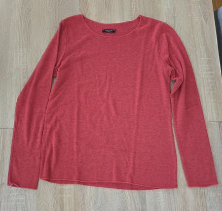 Pull femme rose manches longues Made in Italy bon état