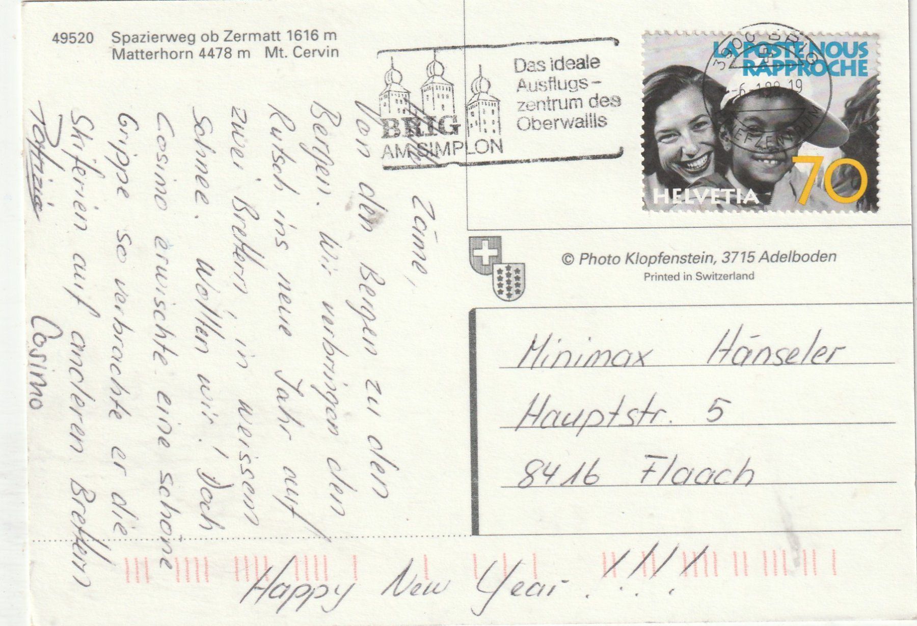 Cartoline postali: 4 Karten mit den Matterhorn – Usato da Lumbrein venduto da made02 7