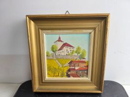 Gemälde Schloss Werdenberg – Original 1982