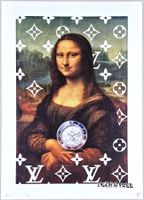 Death NYC Pop Art Druck " Vuitton Rolex GMT Master Mona Lisa