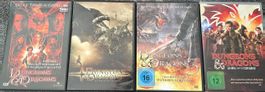 4 DVDs Dungeons & Dragons Fantasy Filme Set 🐉🔥⚔️