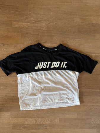 T-shirt Nike Dri-Fit Just Do It noir/blanc M