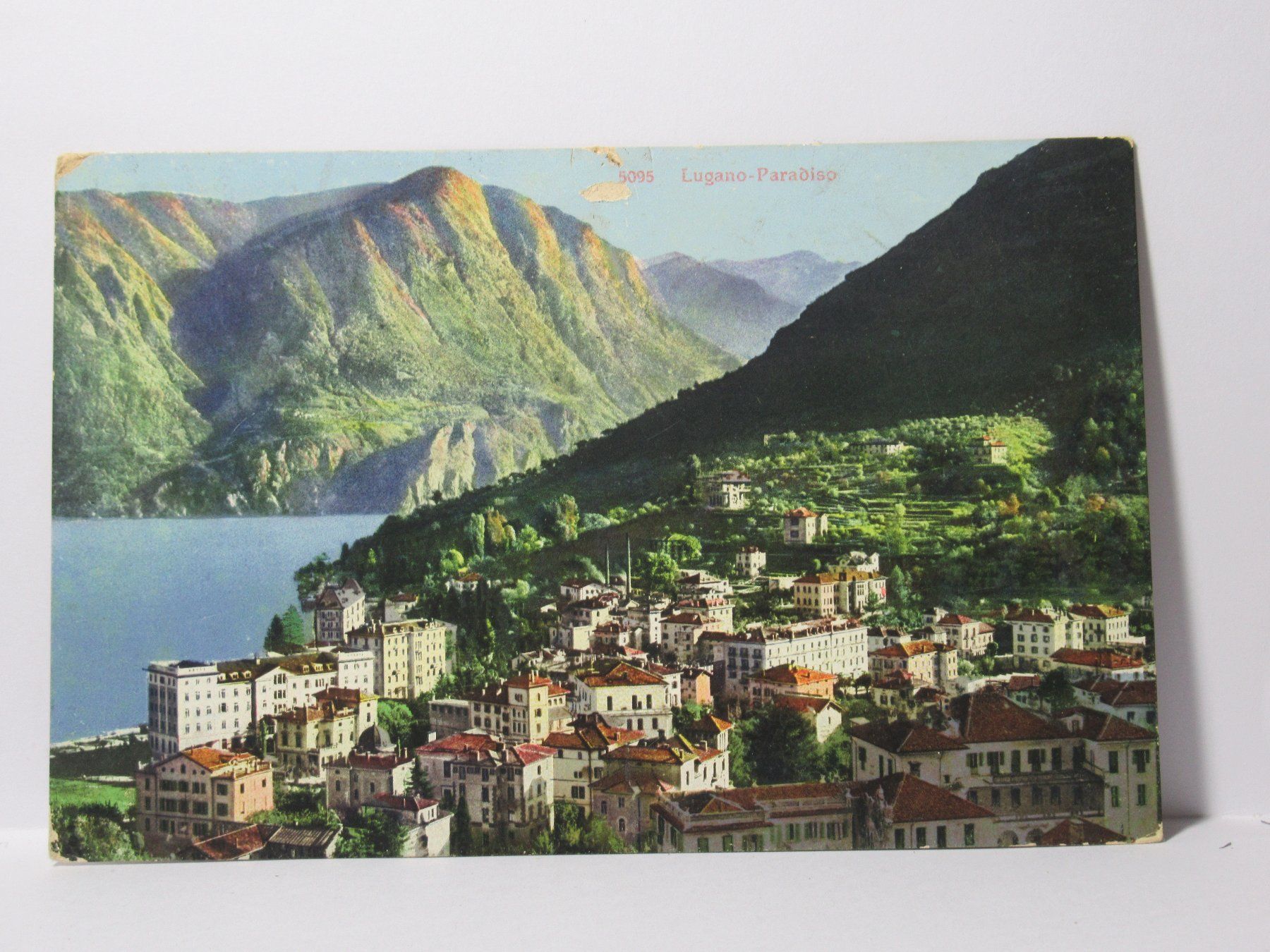 Cartoline postali: Lugano - Paradiso  1913 – Usato da Grenchen venduto da Bluemchen1900