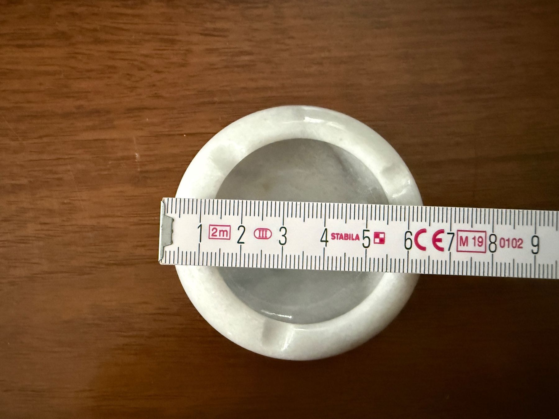 Portacenere: Aschenbecher Marmor rund,  7cm Durchmesser – Usato da Erstfeld venduto da Mario_boe0 2