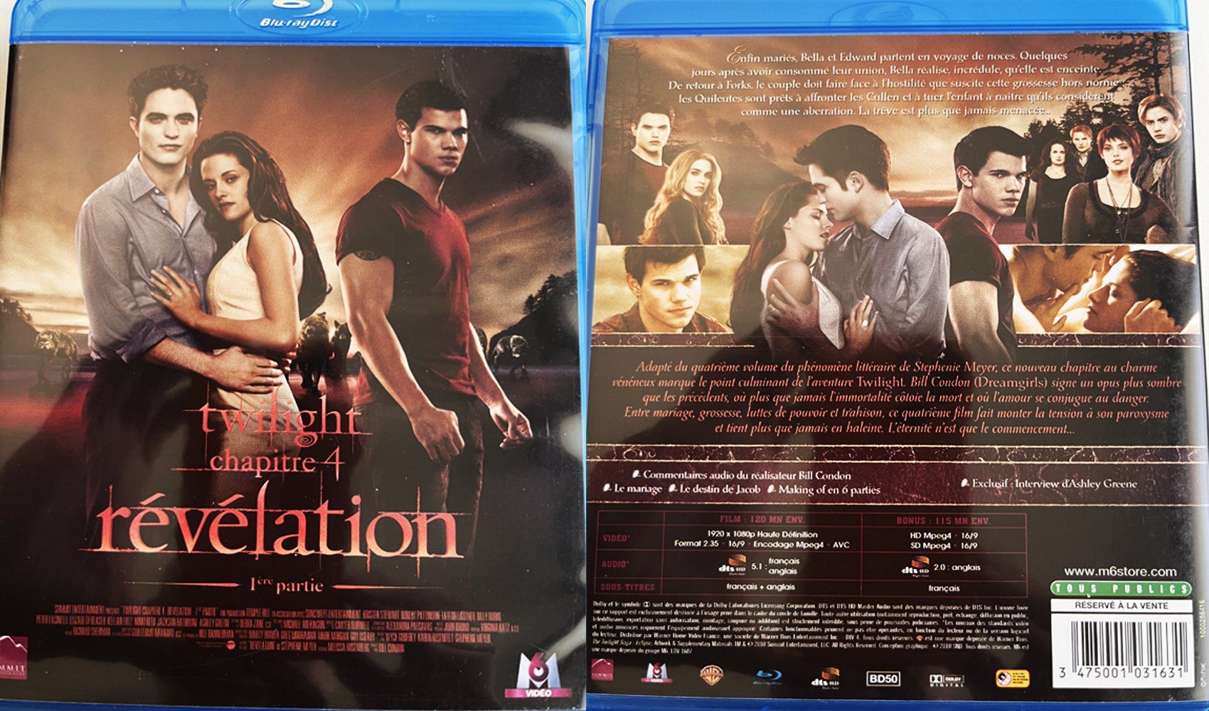 Alle DVDs: Blu-Ray TWILIGHT saga (1,2,3,4 &5) – Gebraucht aus Satigny von carbone888 3