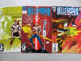 3 x Hellstorm  Marvel Comics 90's