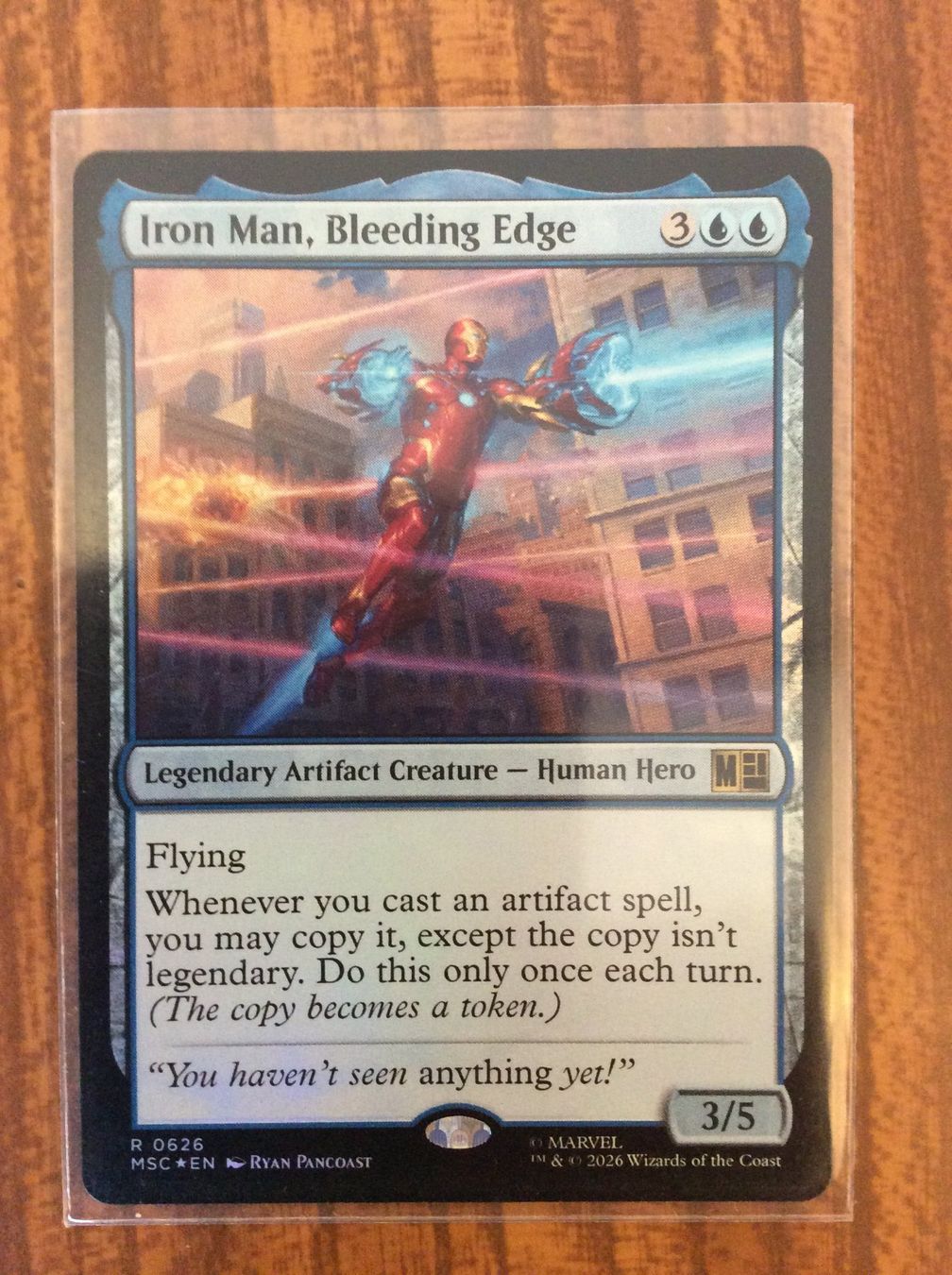 Magic The Gathering Sammelbilder & Trading cards: MTG - Iron Man, Bleeding Edge x1 – Neu (gemäss Beschreibung) aus Altdorf UR von Spiel-Chreisel