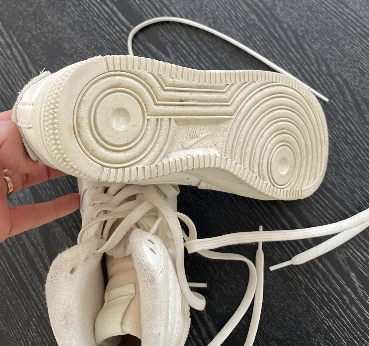 Nike Scarpe da donna: Nike Air Force High weiss Leder Gr. 36 – Usato da Muri b. Bern venduto da Xconsultent 2