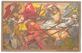Bundesfeier-Postkarte Nr. 2 gestempelt Altdorf 18.9.1911