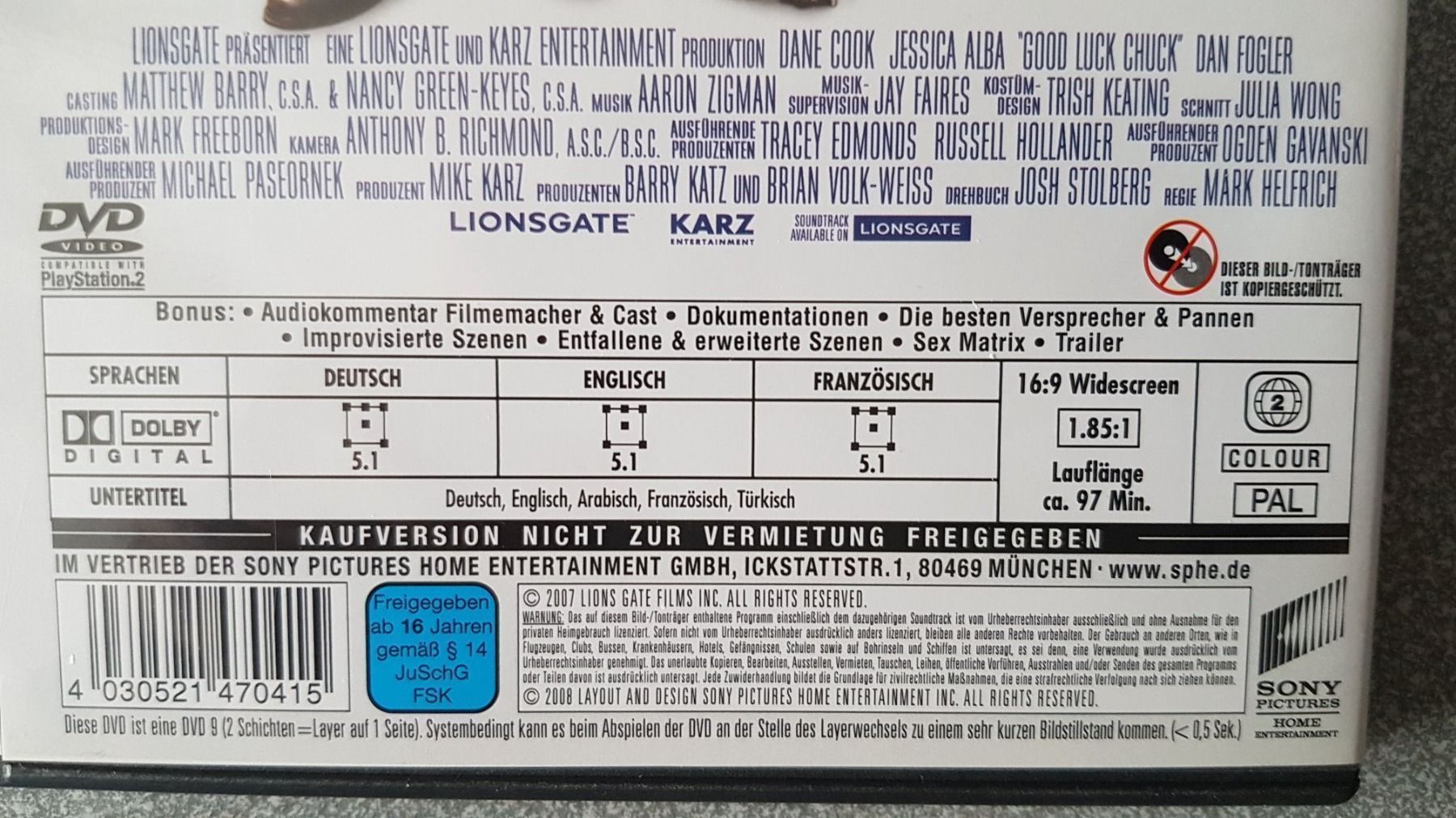 Alle DVDs: DVD Der Glücksbringer – Gebraucht aus Oetwil am See von fineli2 1