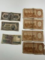 Alte Banknoten Argentinien,Mexiko, Aegypten