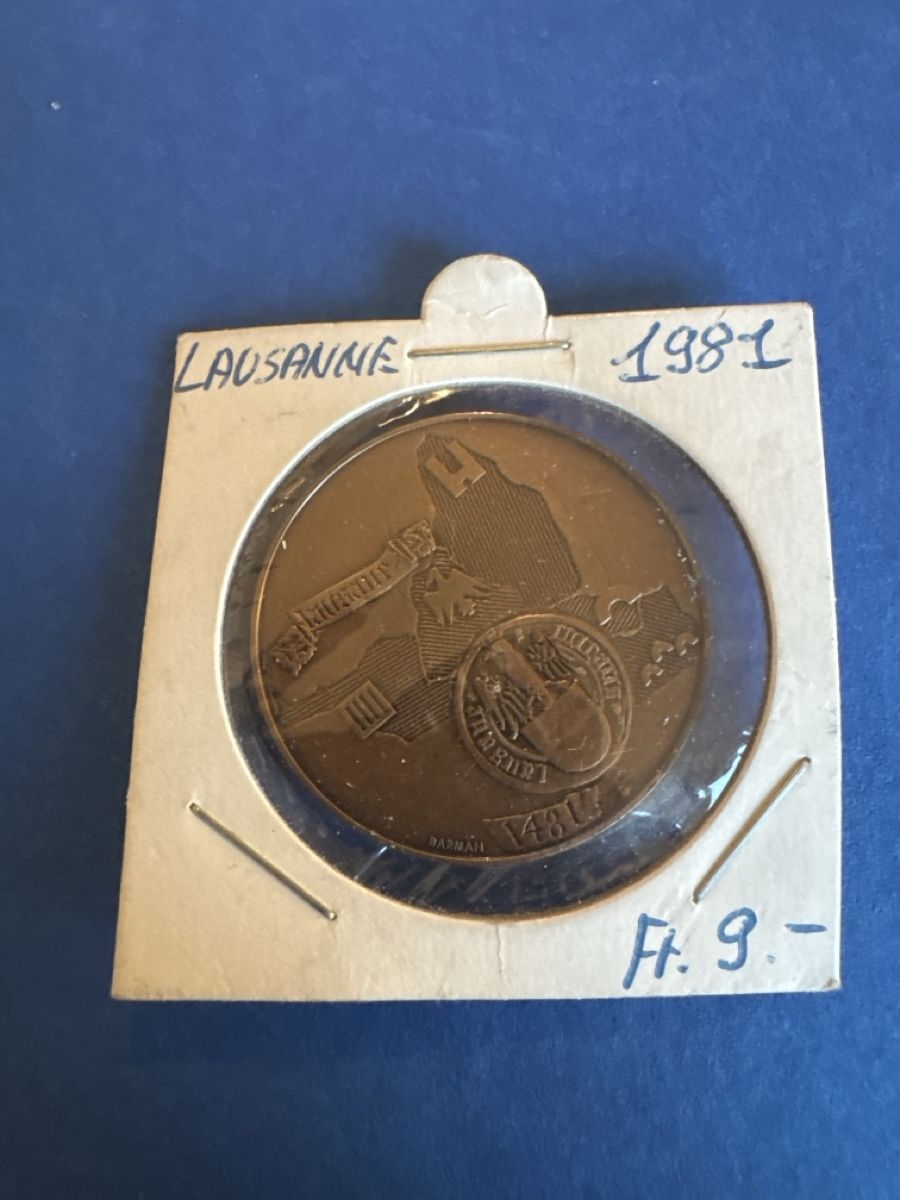 Alle Münzen: Pièce Lausanne 1981 Bronze FDC – Gebraucht aus Lausanne von theodorbagwell