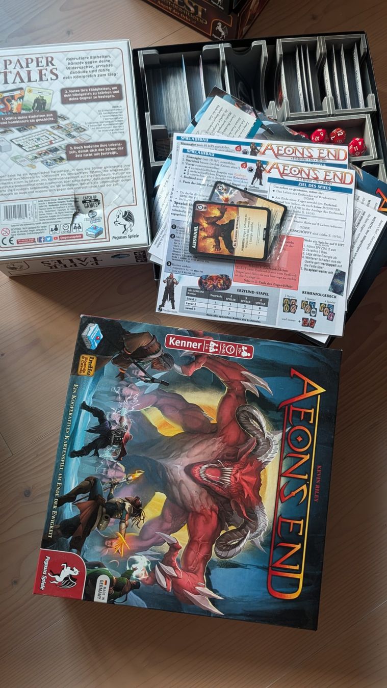 Giochi: Spielsammlung: Too many bones, Kinfire Chronicles, Aeons End – Usato da Eglisau venduto da Bahamafive 2