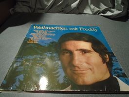 Schallplatte Weihnachten mit Freddy