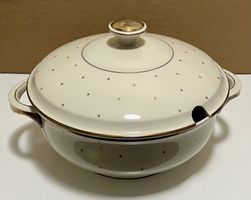 Suppenschüssel Soupière Porzellan Langenthal 1953 Dekor TOP