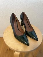FRAIPE Lackleder Pumps Dunkelgrün Gr. 40 – Made in Italy