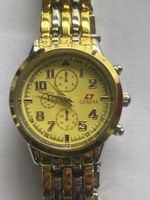Montre Geneva élégante, cadran doré - Superbe affaire!