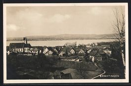 AK Ermatingen, Ortsansicht mit Seeblick
