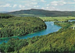 Die Rheinlandschaft unterhalb Hemishofen SH