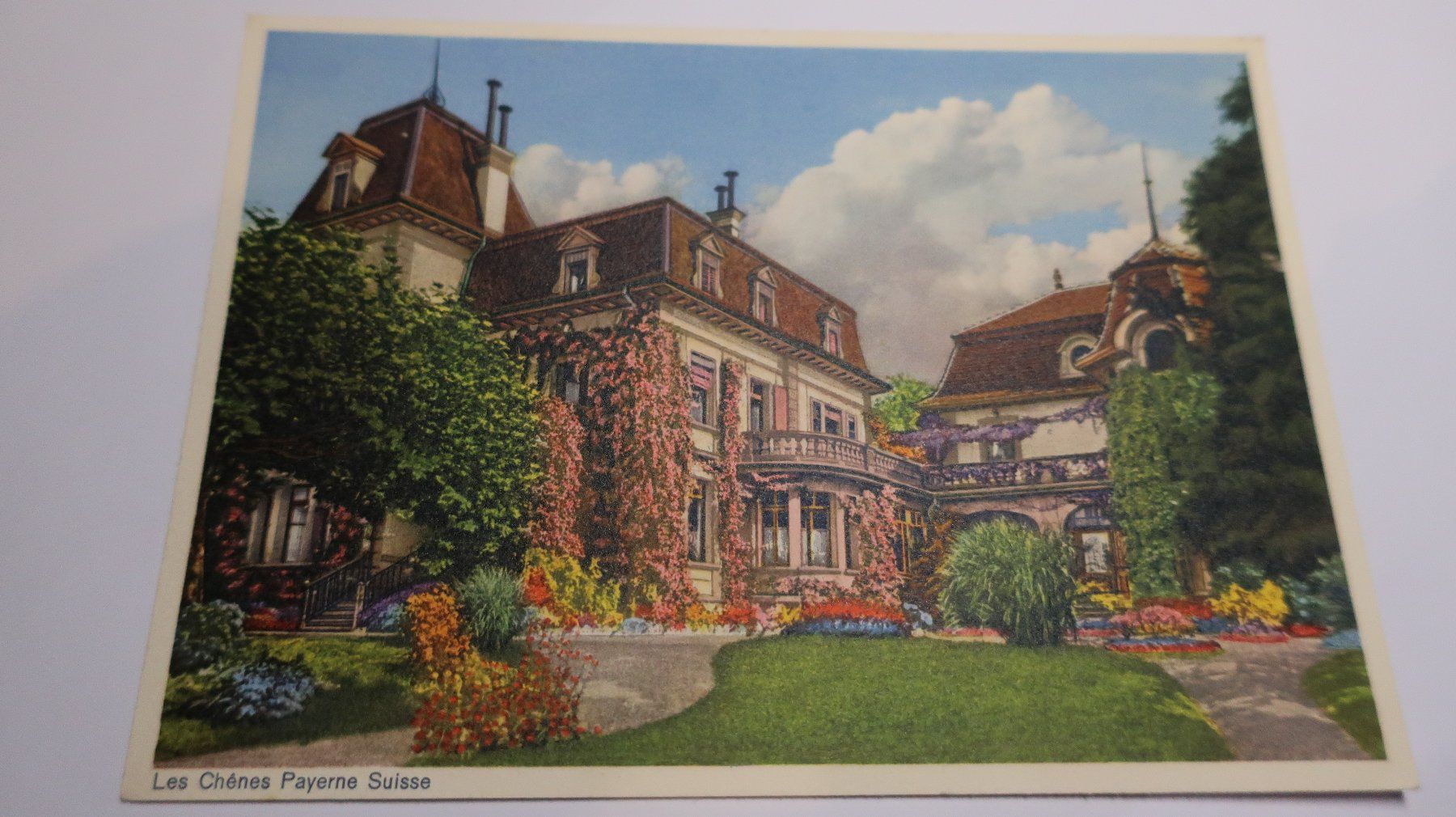 Ansichtskarten: Les Chênes Payerne Suisse – Gebraucht aus Cormoret von Pascalll2001 1