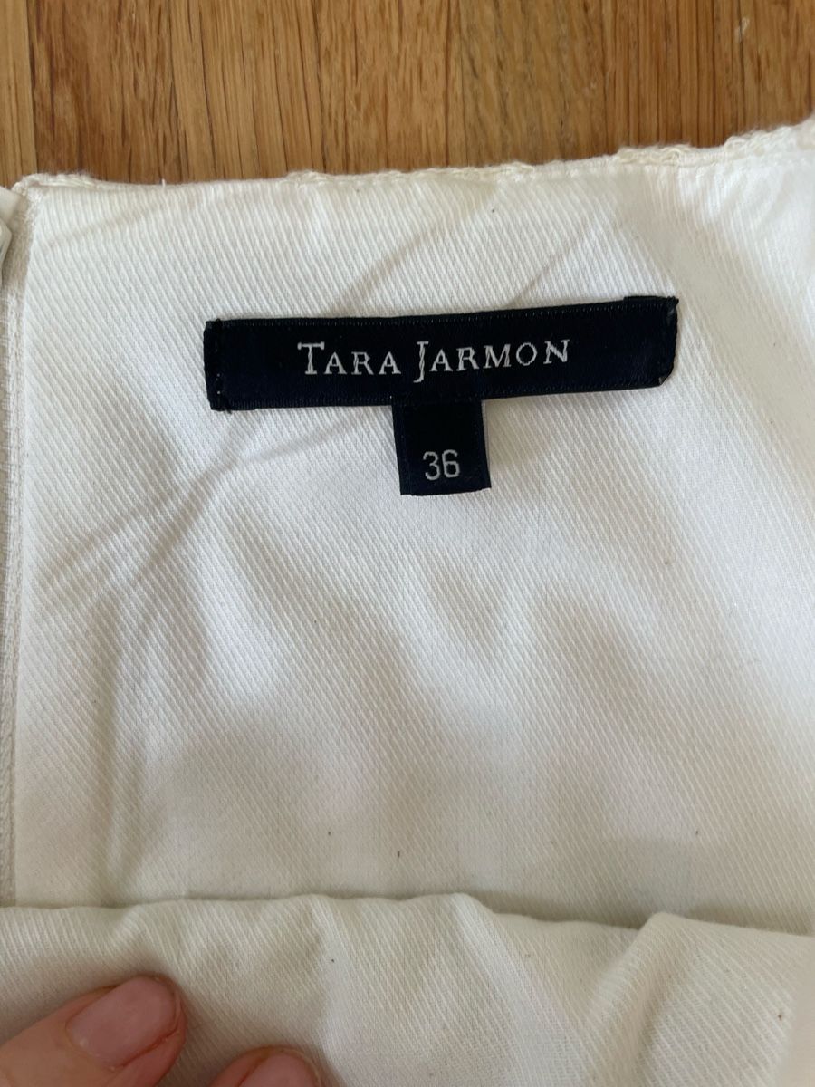 Tara Jarmon Kleider: Robe écru évasée scintillante Tara Jarmon – Neu (gemäss Beschreibung) aus Troinex von nadinebmichaelson 3