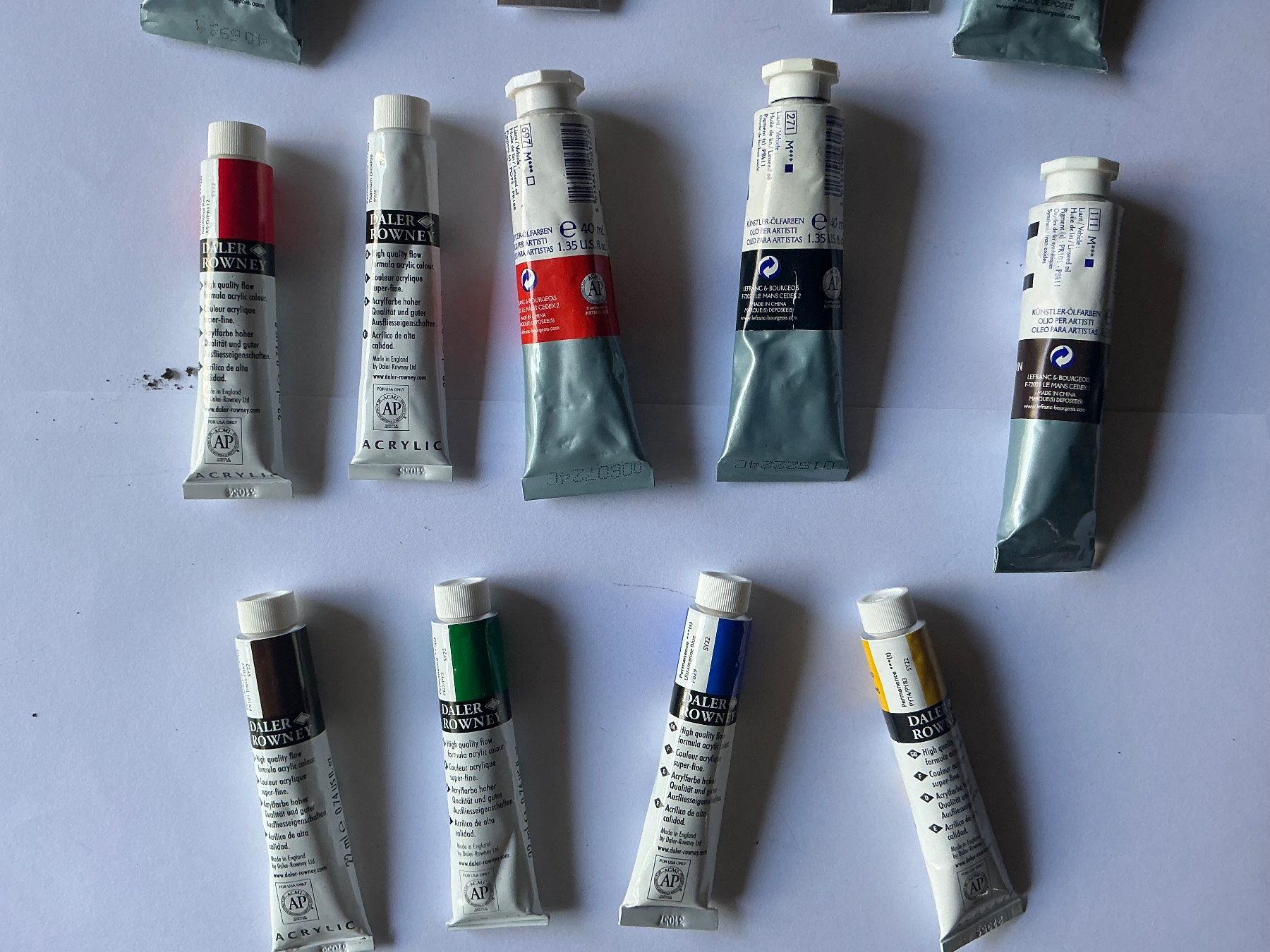 Colori: Verschiedene Farbtuben, Öl Acryl – Usato da Maur venduto da 20hcodracir11 6
