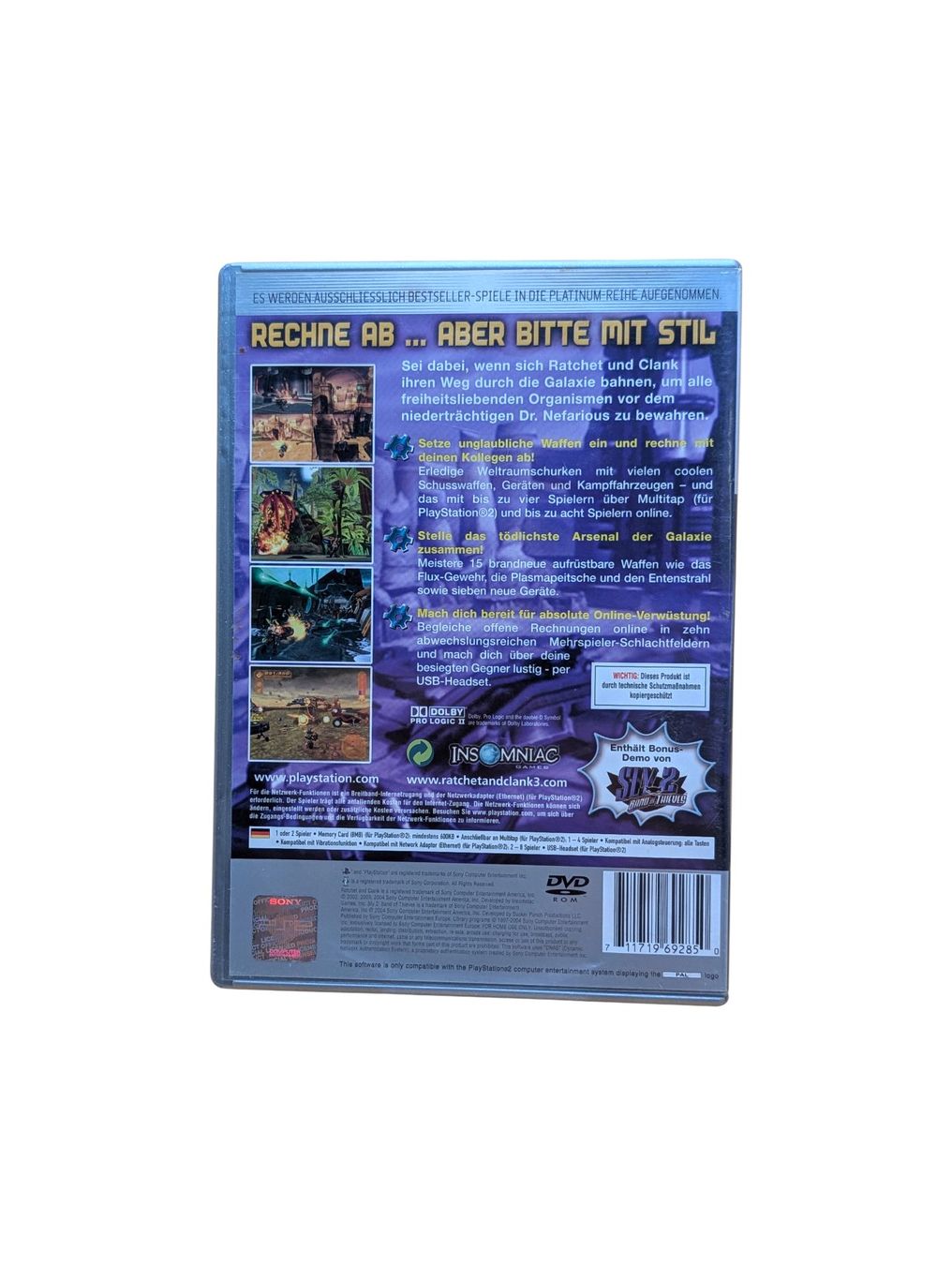 Sony Giochi: Ratchet & Clank 3 PlayStation 2 (PS2) – Usato da Domat/Ems venduto da IsseldorsShop 1