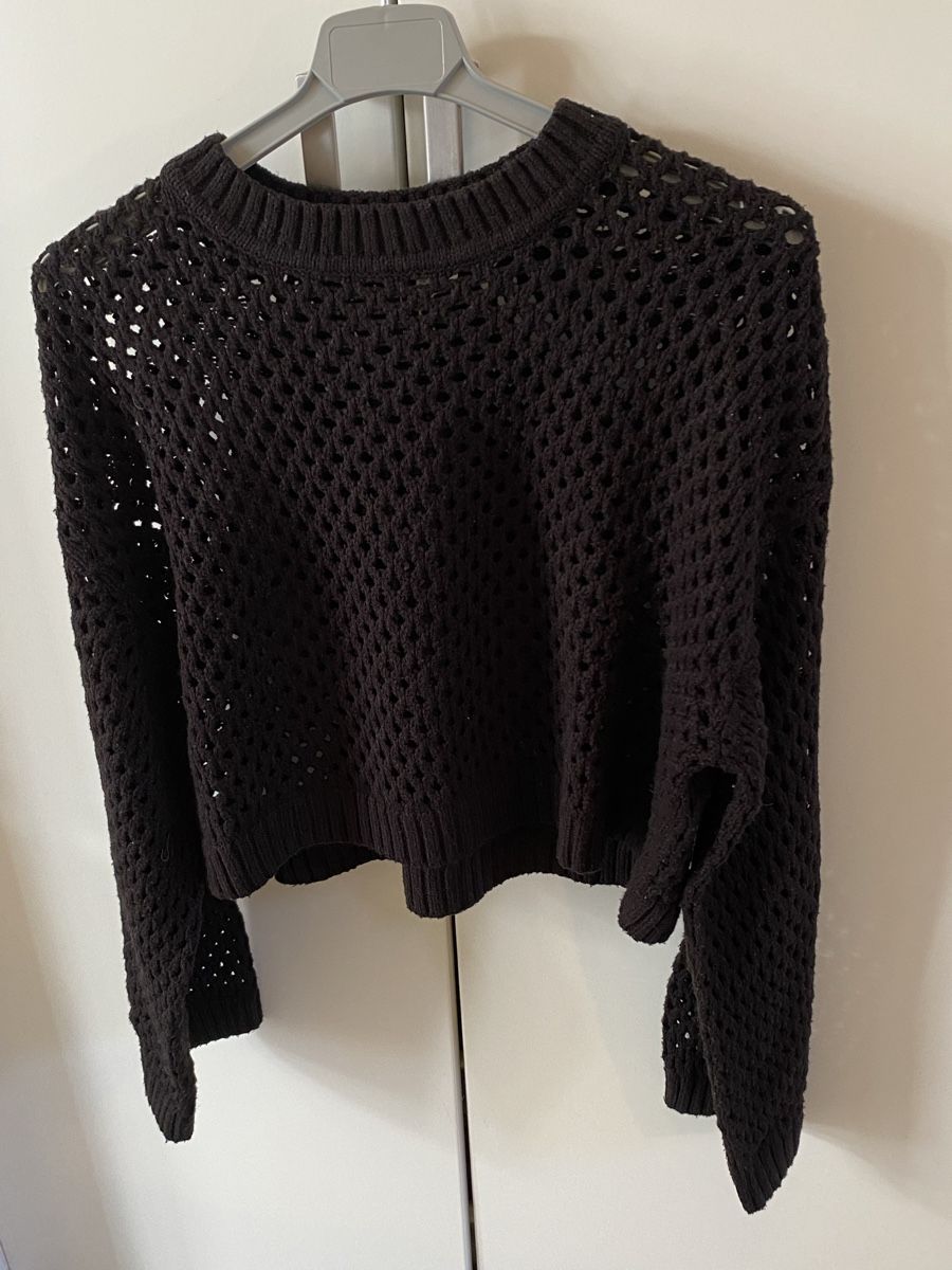 Maglioni & Felpe: Schwarzer Strickpullover von H&M – Usato da Basel venduto da Nina_777 4