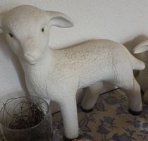 Vintage Ceramic Lamb Figurines 