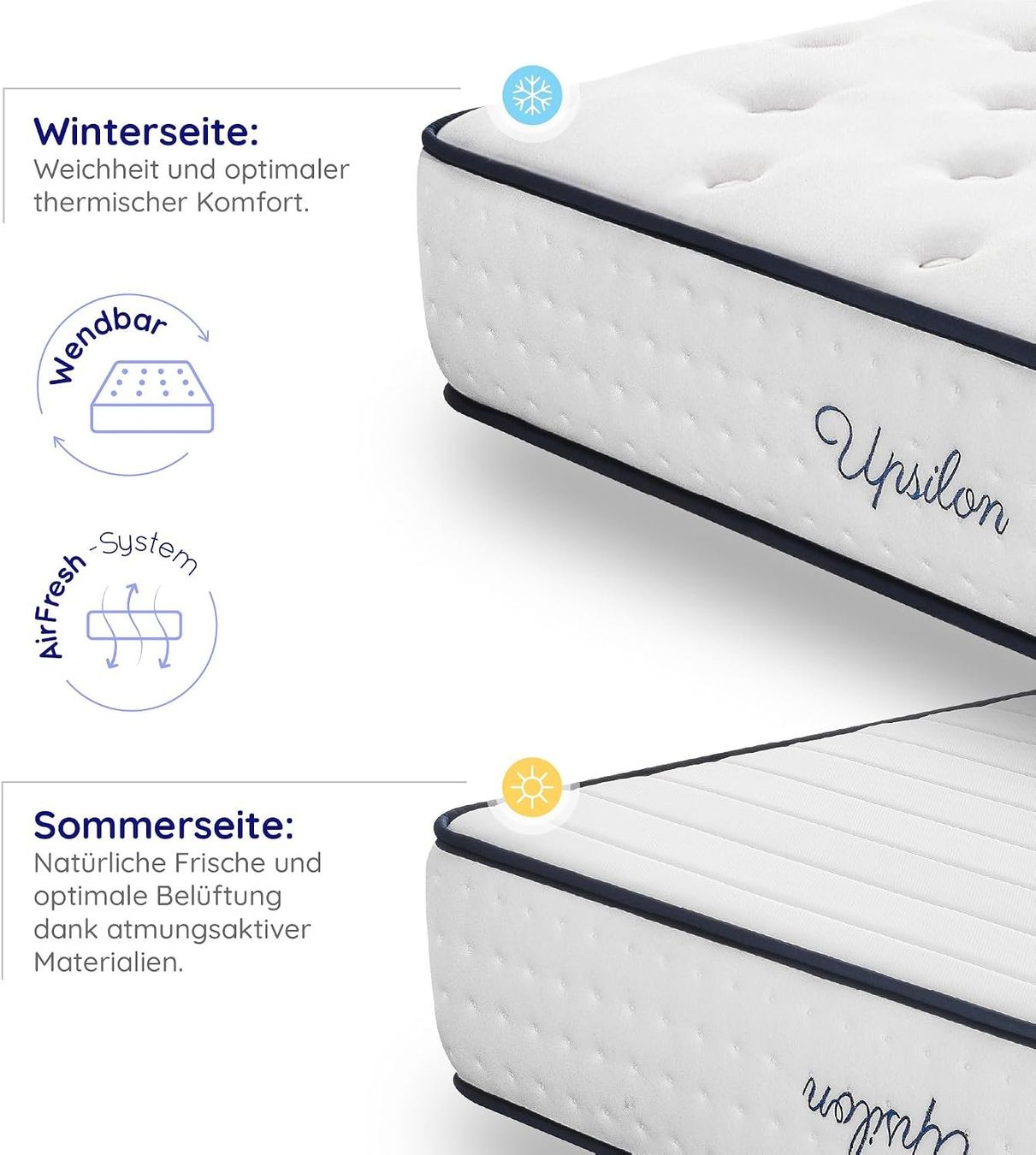 Matratzen: Matratze 180x200 cm 30 cm Höhe – Neu und originalverpackt aus Schaffhausen von Helvetiqo 3