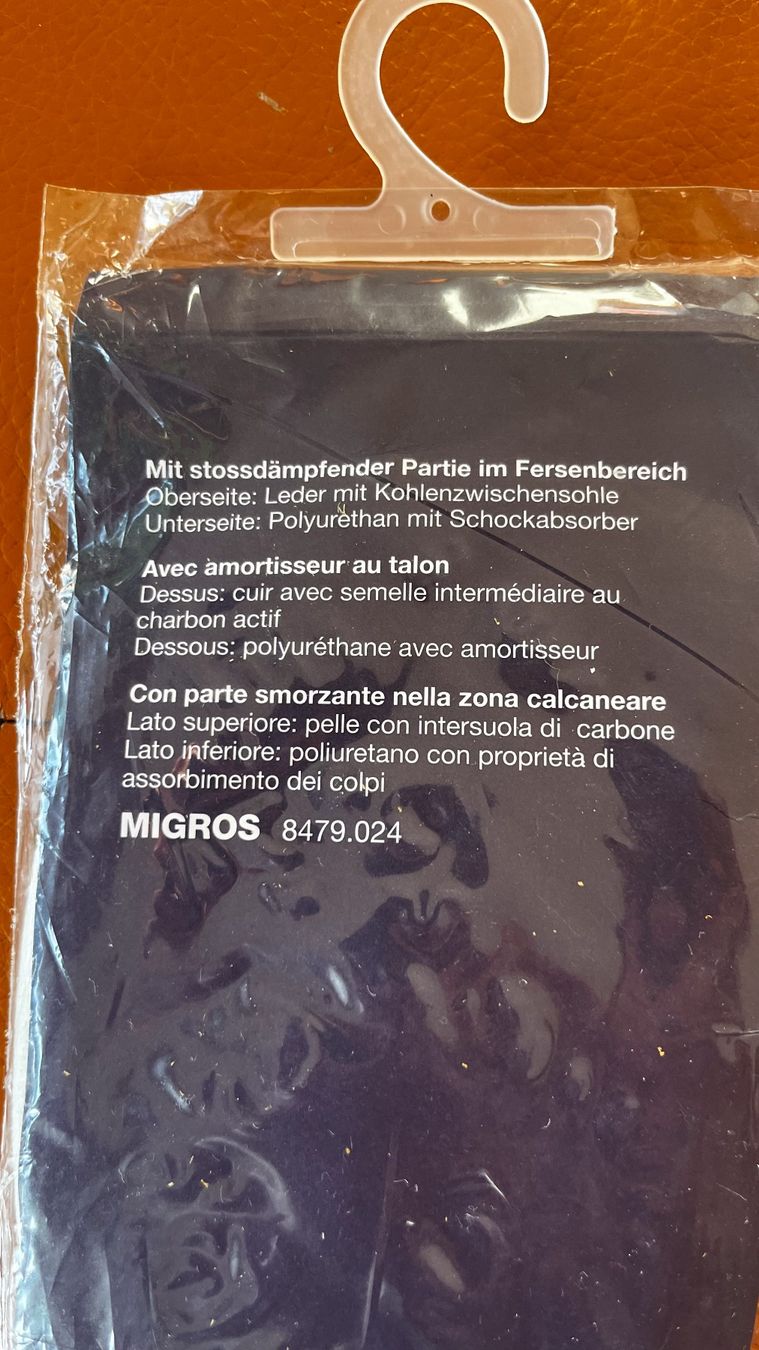 Herrenschuhe: Schuheinlagen aus echtem Leder – Neu und originalverpackt aus Tafers von JP911 2