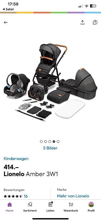 Lionelo Carrozzine: Kinderwagen – Usato da Niederhasli venduto da sev_d7hq 3