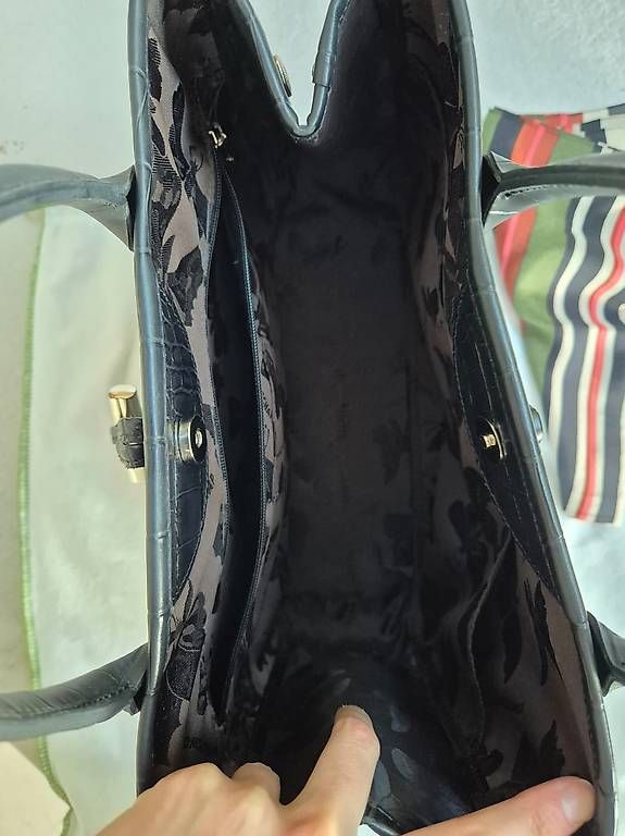Borse da donna: Neuwertige Longchamp "Roseau Croco" Ledertasche & Seidentuch – Usato da Meilen venduto da jul_28tj 4