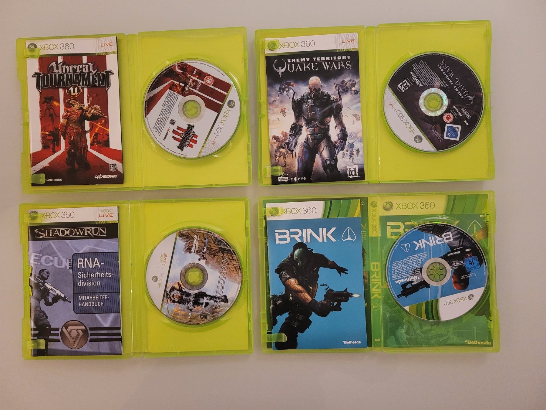 Giochi: Unreal, Brink, Quake, Shadowrun / XBox 360 – Usato da Uezwil venduto da -Retrogames- 1