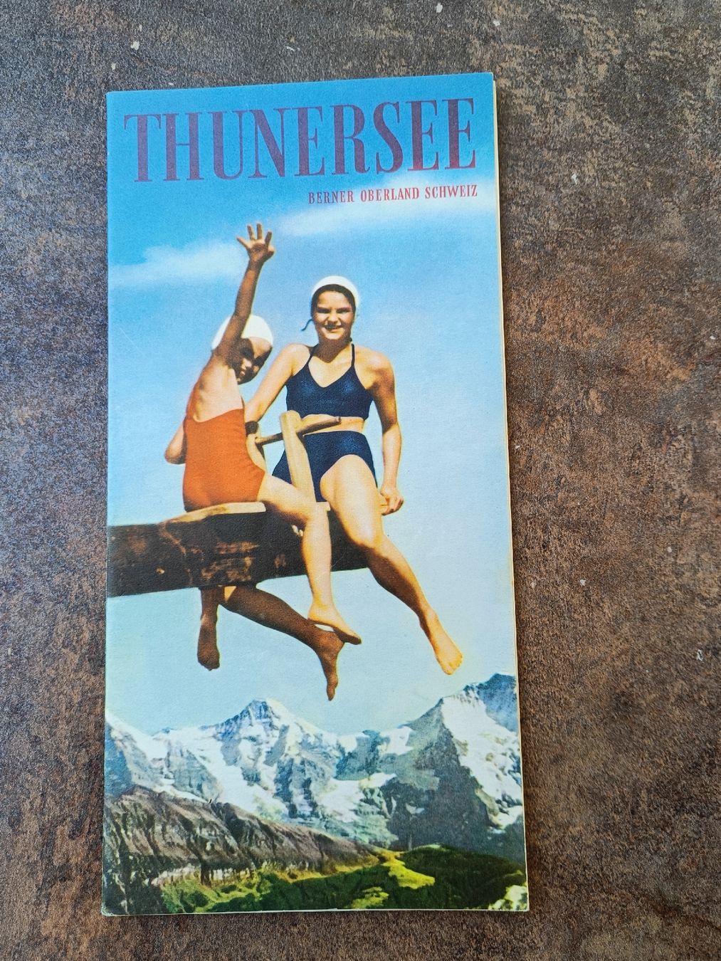 Documents: Alter Prospekt / Thunersee - Berner Oberland ca. 1950 – D'occasion à Brugg AG par Ente015