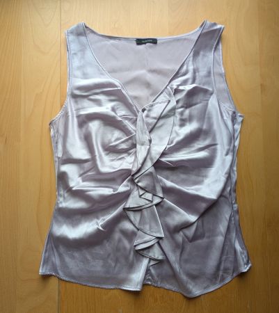 Caractére 97% Seide Bluse Gr. 42