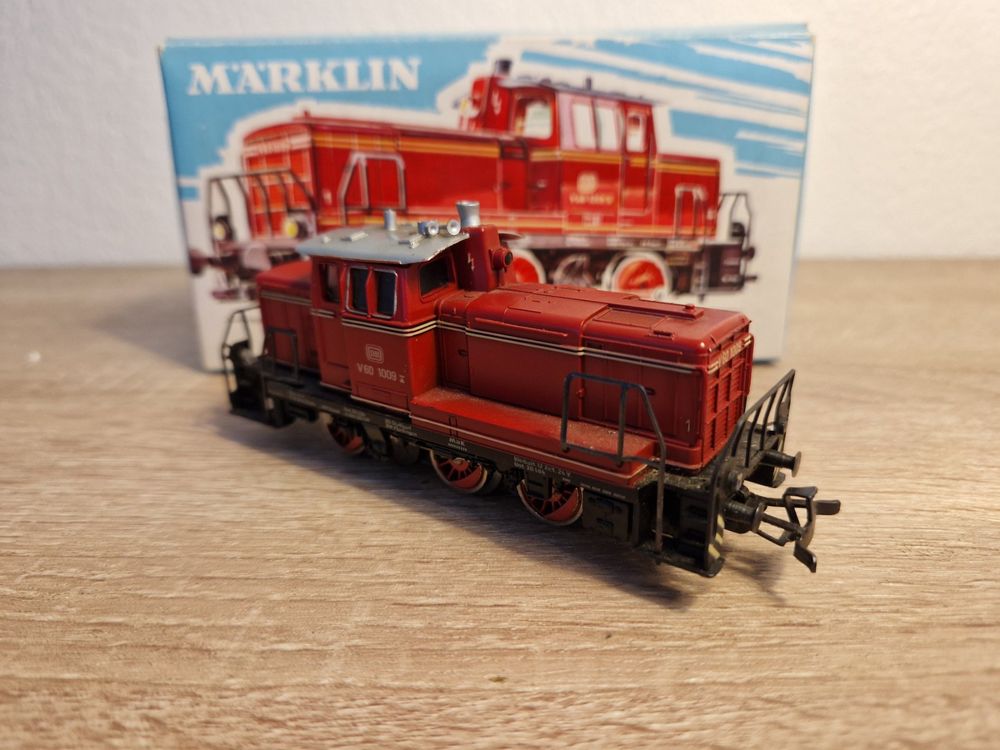 Märklin HO 3064 Diesellok Deutsche Bahn, V60 1009, OVP (Gebraucht) in