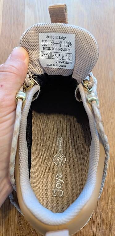 Scarpe da donna: JOYA Maul STX Beige, Grösse 38 1/3 – Usato da Meiringen venduto da fvssunny 1