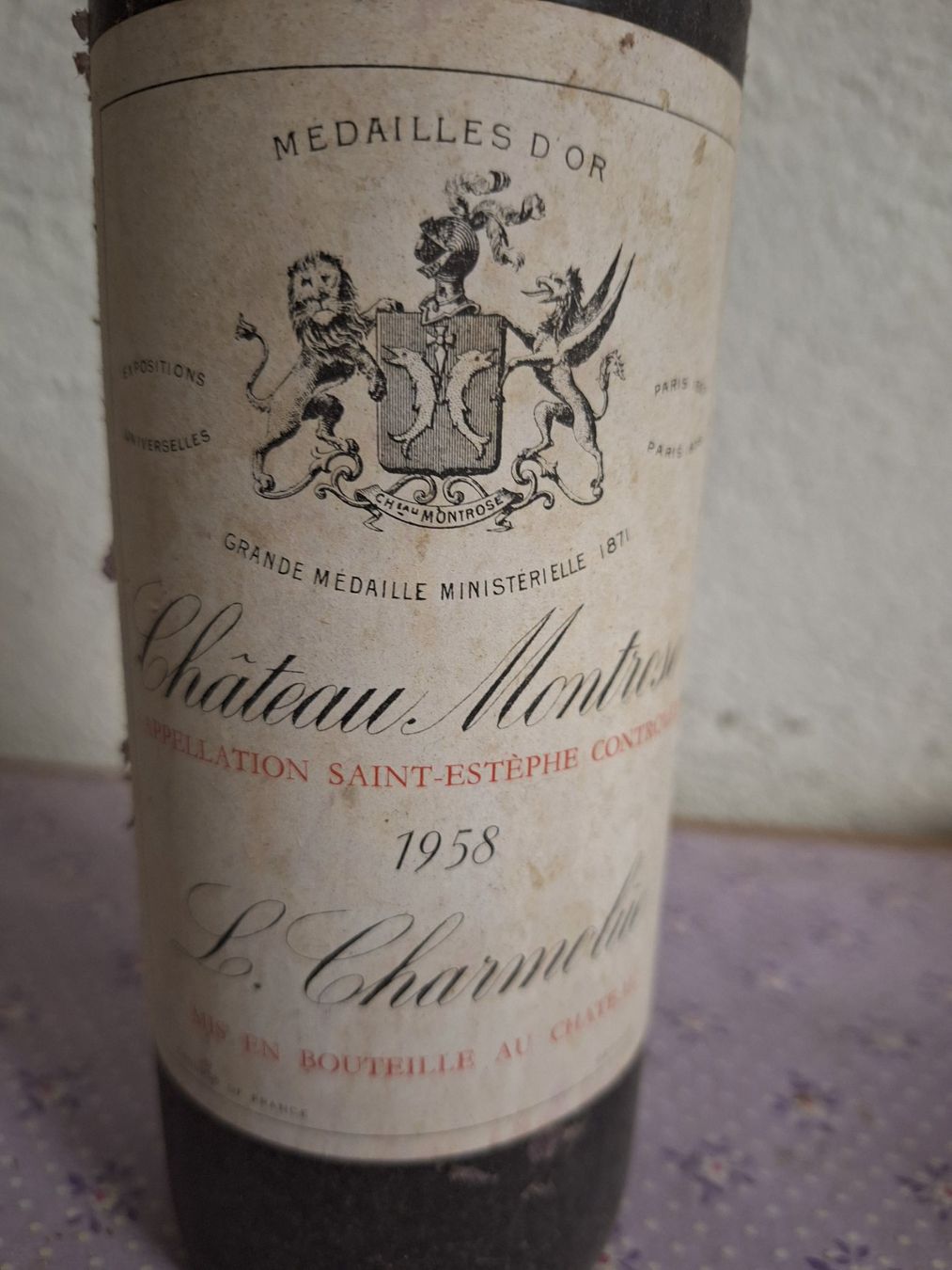 Montrose Vino: Château Montrose 1958 – Nuovo (secondo la descrizione) da Luzern venduto da luc_9k8h