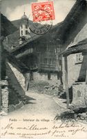 Faido  TI  -    Dorfpartie      um 1 9 0 3