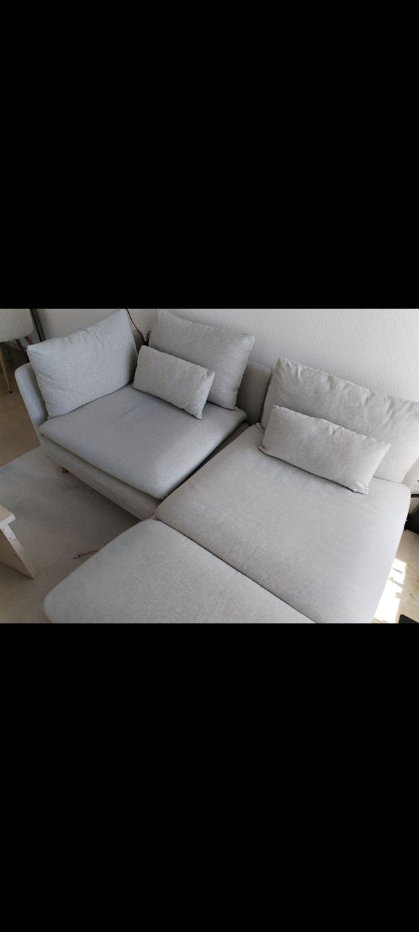 Ikea Divani: Söderhamn Ecksofa BEZUG Gunnared Beige – Usato da Sursee venduto da Cynthia7889 2