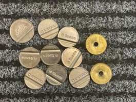 Kleine Sammlung diverse Jetons