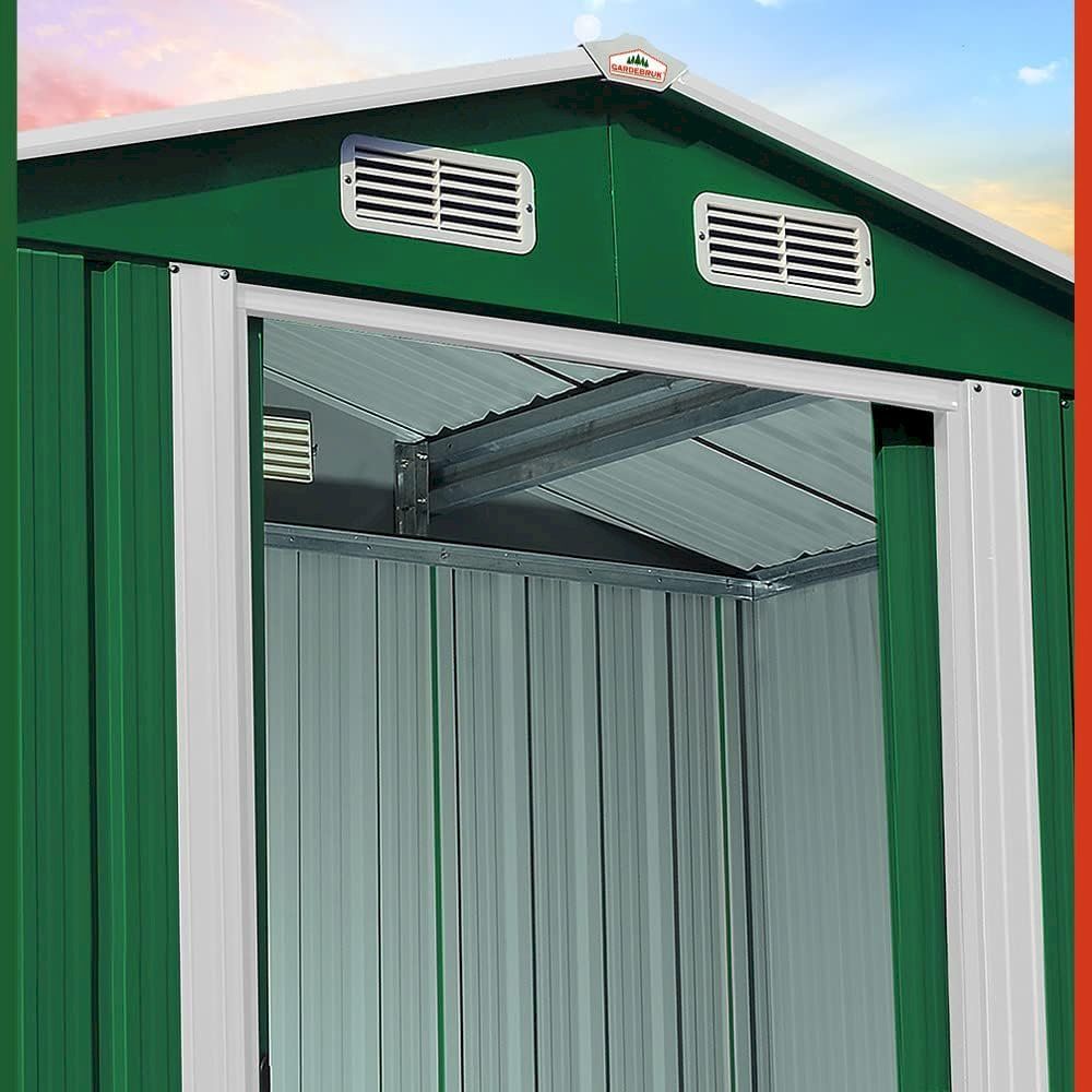 Gartenhäuser & Gewächshäuser: GARDEBRUK Gerätehaus Grün – Neu und originalverpackt aus Bottighofen von zaap 4