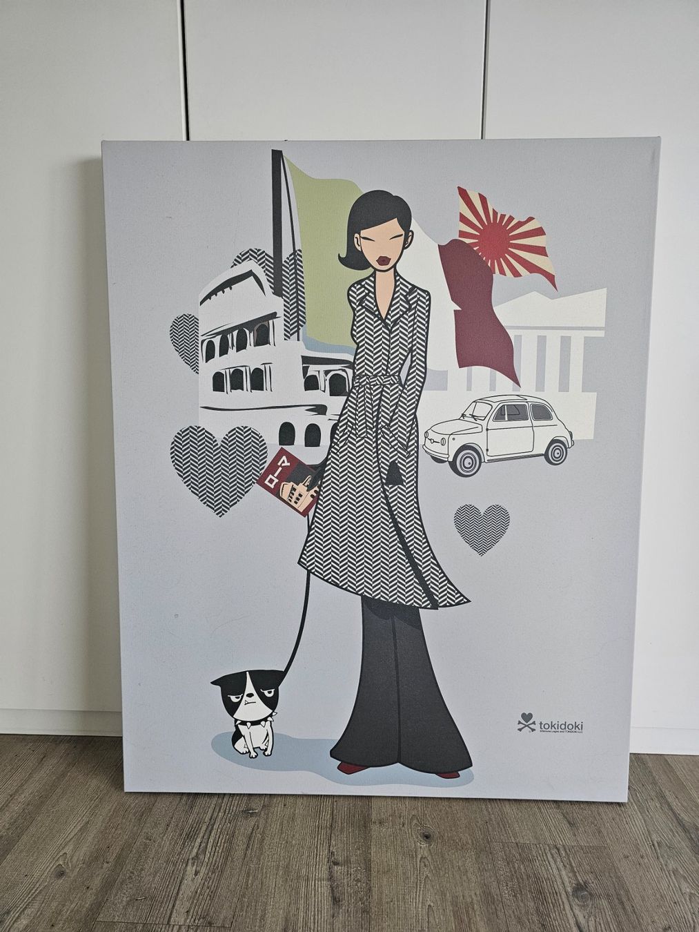 Foto & Immagini: Bild "Dame mit Hund" – Usato da Wangen b.Olten venduto da Schnups