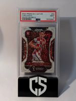 2022 Panini Prizm WC White Sparkle Luka Sucic Croatia PSA 9