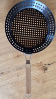 Grillpfanne mit Holzgriff Durchmesser 30 cm neu