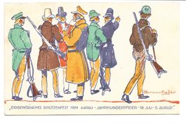 Eidgen. Schützenfest Aarau (AG) 1924 - Jahrhundertfeier