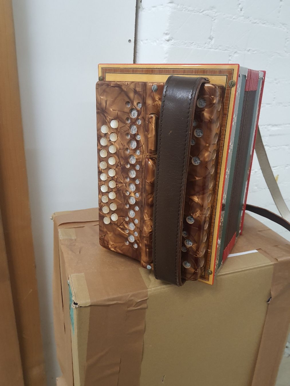 Eichhorn Strumenti musicali: schwyzerorgeli Eichhorn 18 basses... ton B... 3 voix – Usato da Pont-de-la-Morge venduto da Mirabelle0 8
