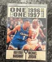 NBA M Jordan & A Hardaway One on sone Card